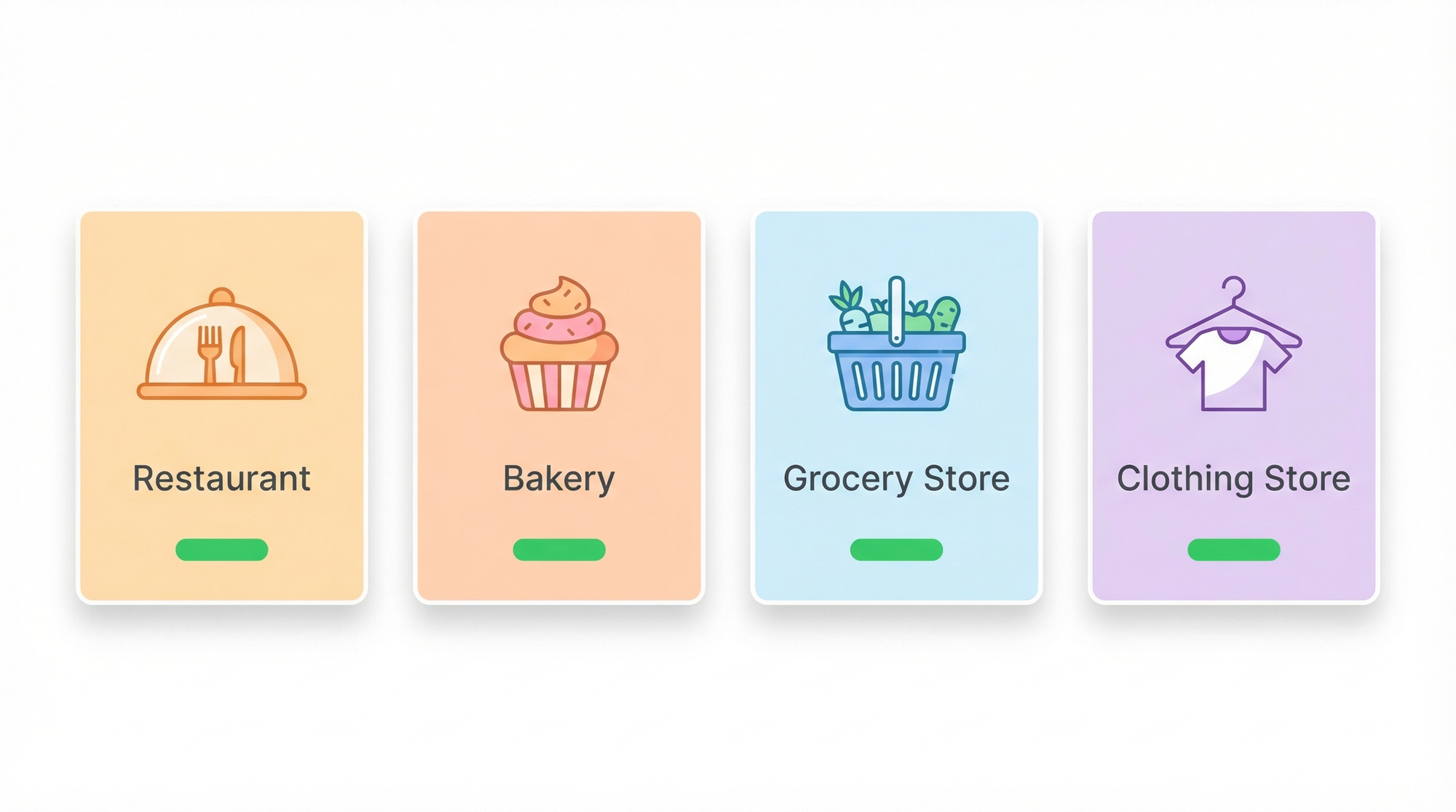 WhatsApp order forms for restaurants, bakeries, grocery stores, and clothing stores