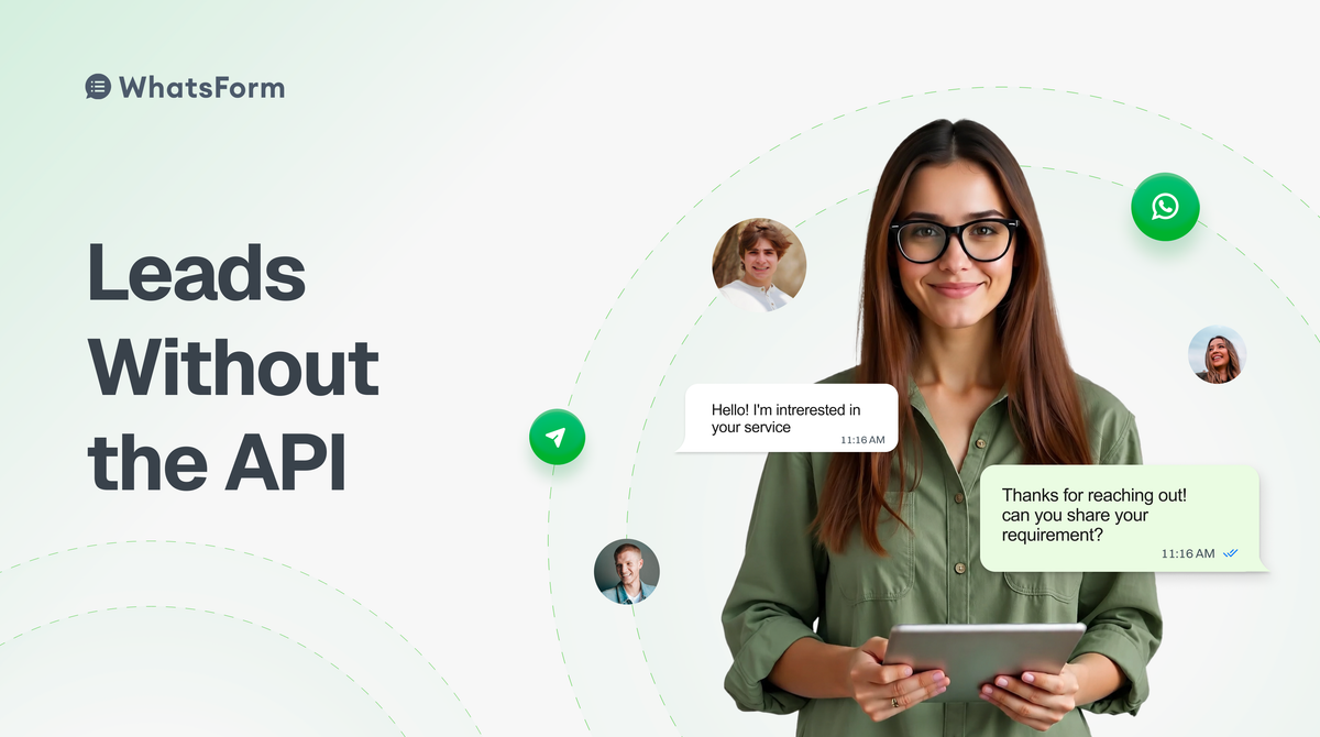 How to generate leads on WhatsApp without the API