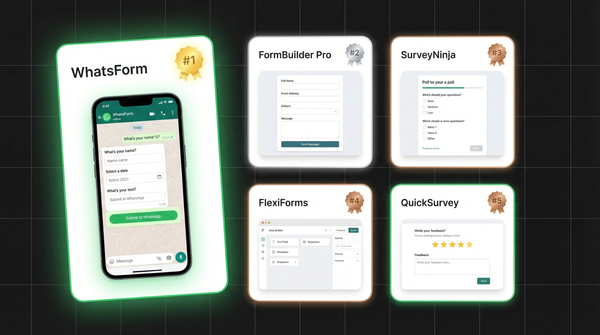 Best WhatsApp form builders in 2026