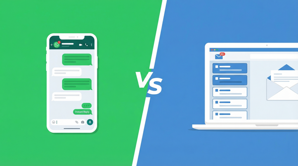 WhatsApp vs email: where should your business collect leads?