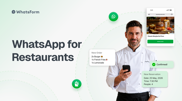 How restaurants use WhatsApp to take orders and reservations
